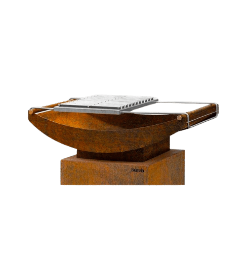 feuerschale auf 40 cm hohem Sockel