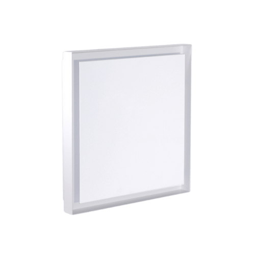 Open Air 007 UnderCover 250 x 250 mm gross mit weissem Rahmen und Front Stahlplatte
