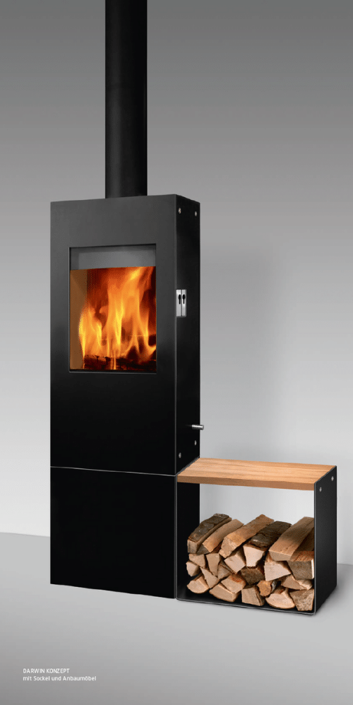 Kamin darwin mit sockel Anbaumöbel